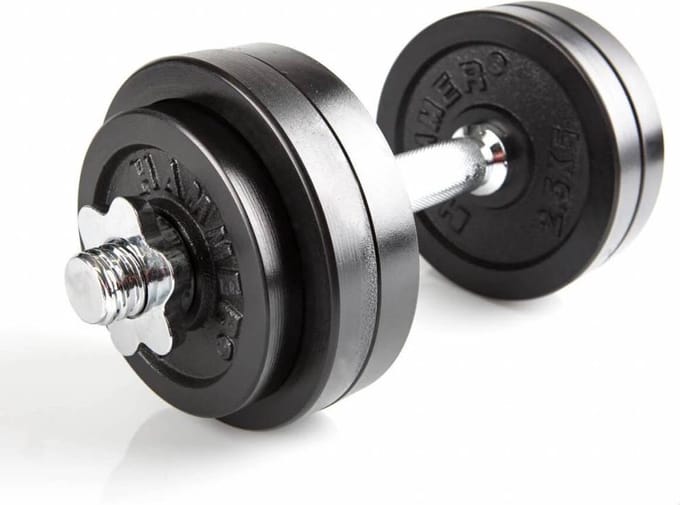 Finnlo by Hammer 15 kg dumbbellset gietijzer