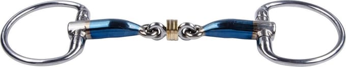 Olijfbit voor paarden Trust Sweet Iron Eggbutt Bradoon Brassring
