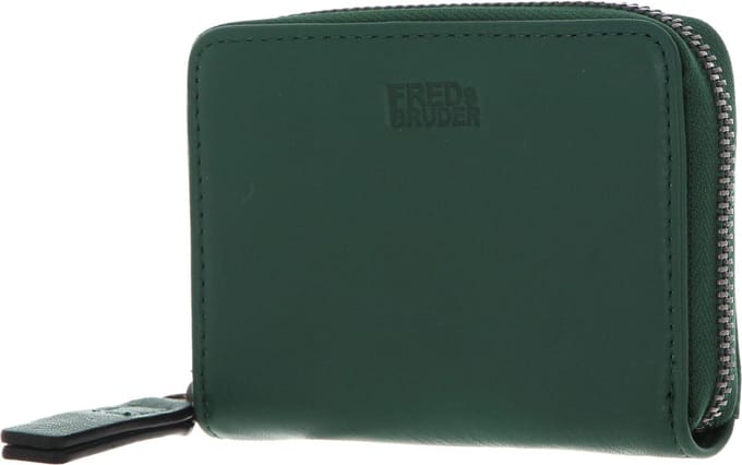 FREDsBRUDER Leren Portemonnee FB Coin Nugget II Emerald Donkergroen