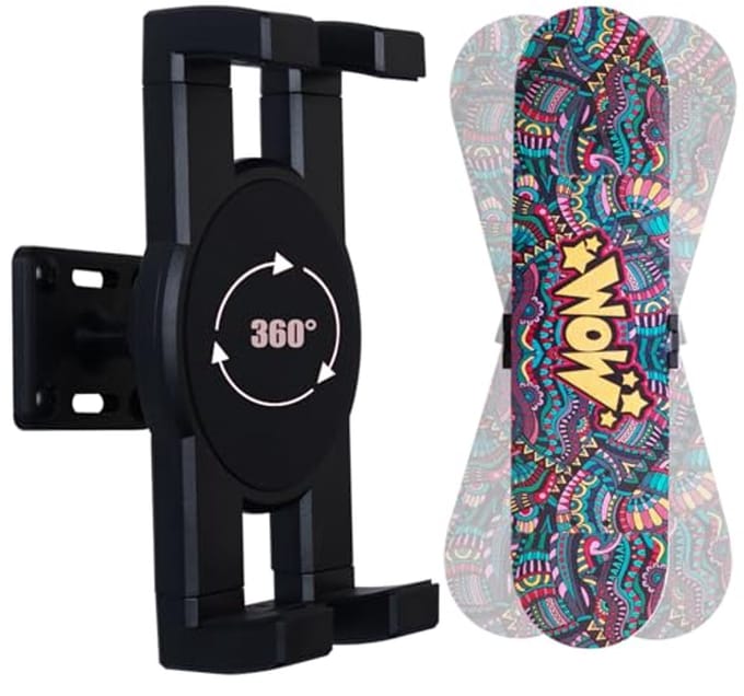 Draaibare Skateboard Wandhouder - Ideale Oplossing voor het Weergeven van Skateboards