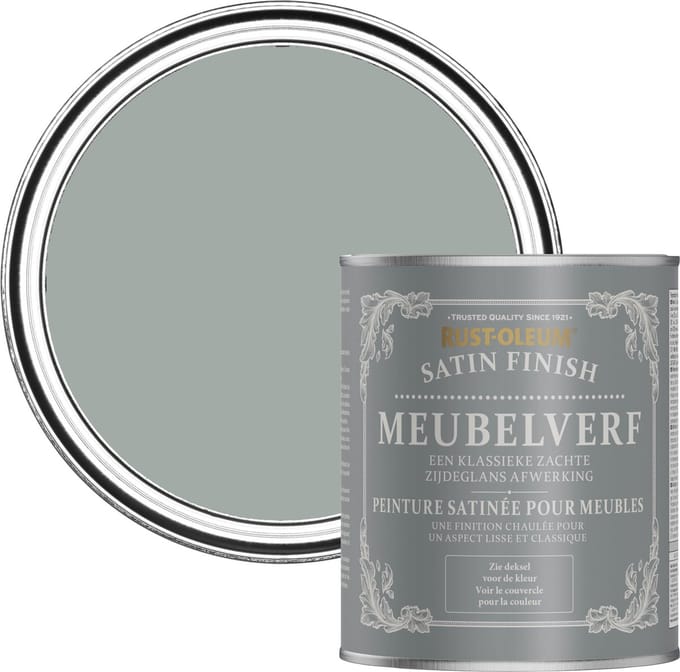 Rust-Oleum Grijs Meubelverf Zijdeglans - Urbangrijs 750ml