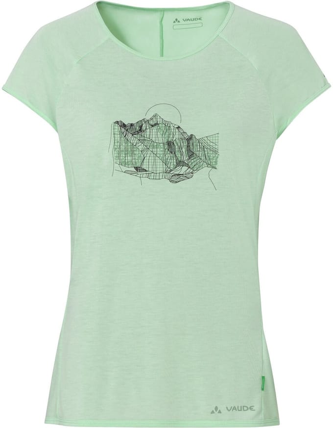 Vaude Tekoa Ii T-shirt Met Korte Mouwen Groen 40 Vrouw