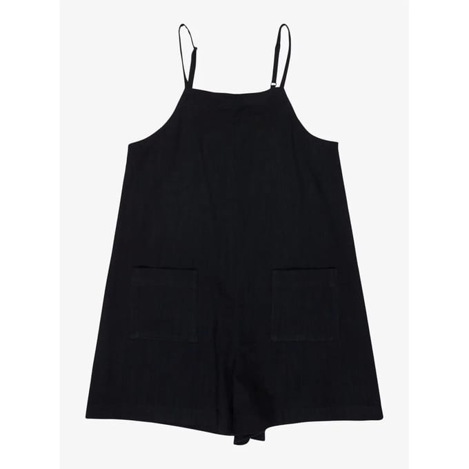 Roxy Lavender Haze Rg Mouwloze Romper Zwart 10 Years Meisje