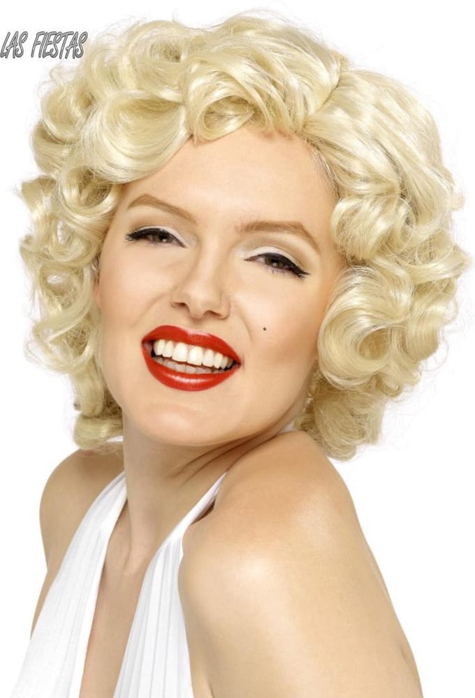 "Marilyn Monroe™-pruik voor dames - Verkleedpruik - One size"