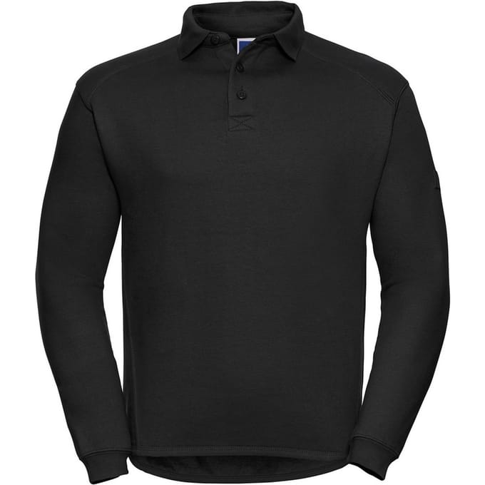 Russell Heren Sweatshirt voor zwaar gebruik (Zwart)