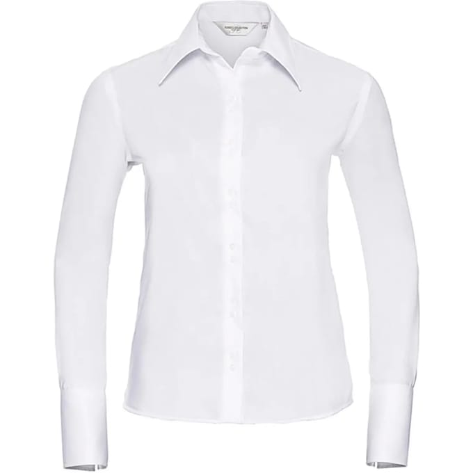 Damesblouse met lange mouwen Russell Athletic Ultimate Non-iron