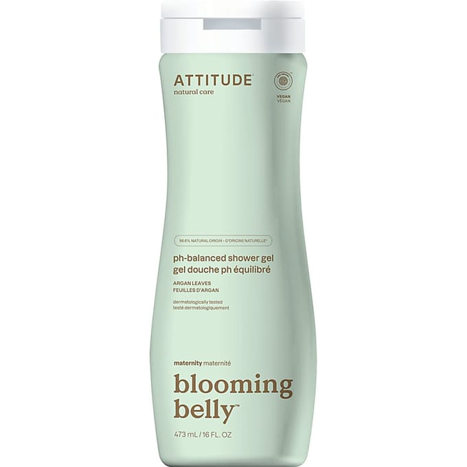 Attitude Blooming Belly Douchegel, Argan - PH neutraal 473 ml