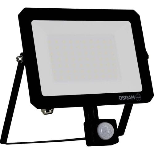 OSRAM HOMELIGHTING FLOODLIGHT LUX SENSOR 50W 830 BLACK 4099854489808 LED-schijnwerper 50.00 W Lichtkleur (naam): Warmwit