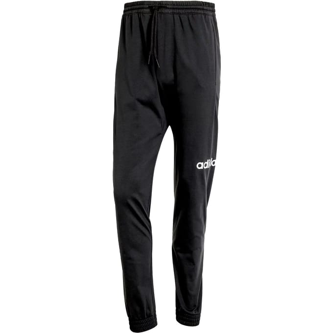 Adidas Essentials Linear Single Jersey Joggers Zwart M / Regular Man