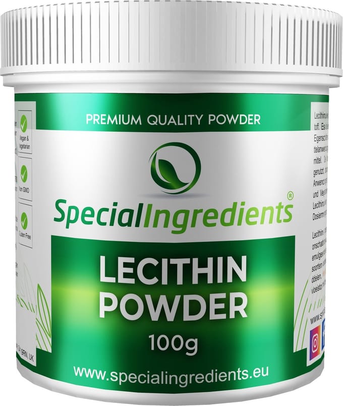 Special Ingredients Ltd. Soja lecithine poeder - emulgator voor schuim - 100 gram