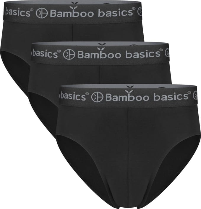 Comfortabel & Zijdezacht Bamboo Basics Slips James (3-pack) - Zwart - M