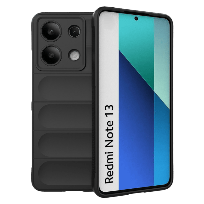 Mocaa Xiaomi Redmi Note 13 4G Schokbestendig Hoesje Zwart