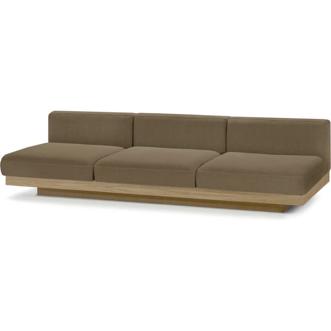 Serax Rudolph Teak Outdoor 3-zitsbank - camel