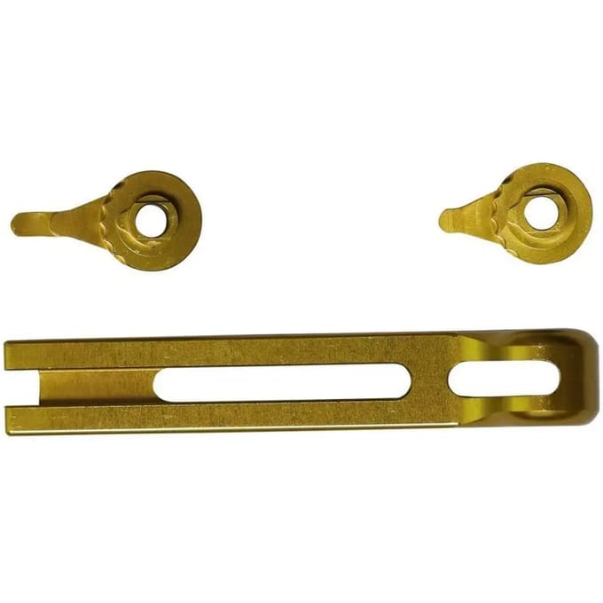 Motorfiets remhendel kit, 2 verlengstukken + 4 actuators Racing Technology Folder