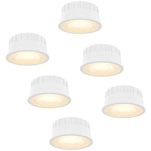 HOFTRONIC Set van 6 Dimbare LED modules - 6 watt 570 lumen - CCT instelbare lichtkleur 2700K/4000K/6000K
