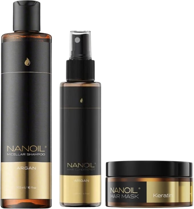 Nanoil - Argan Complete Set - 300+125+300ml