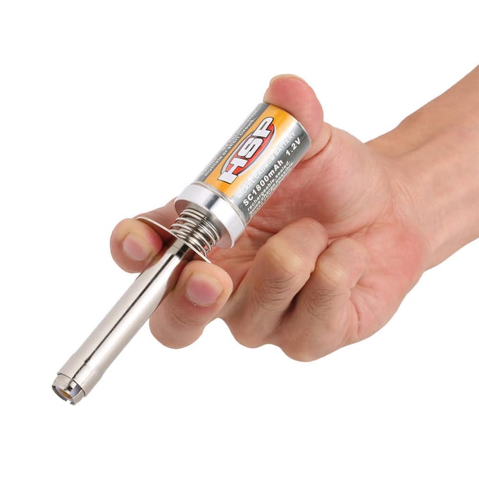 HSP Nitro Starterkit Gloeibougie-ontsteker met batterijlader voor HSP RedCat Nitro-aangedreven RC-auto US plug