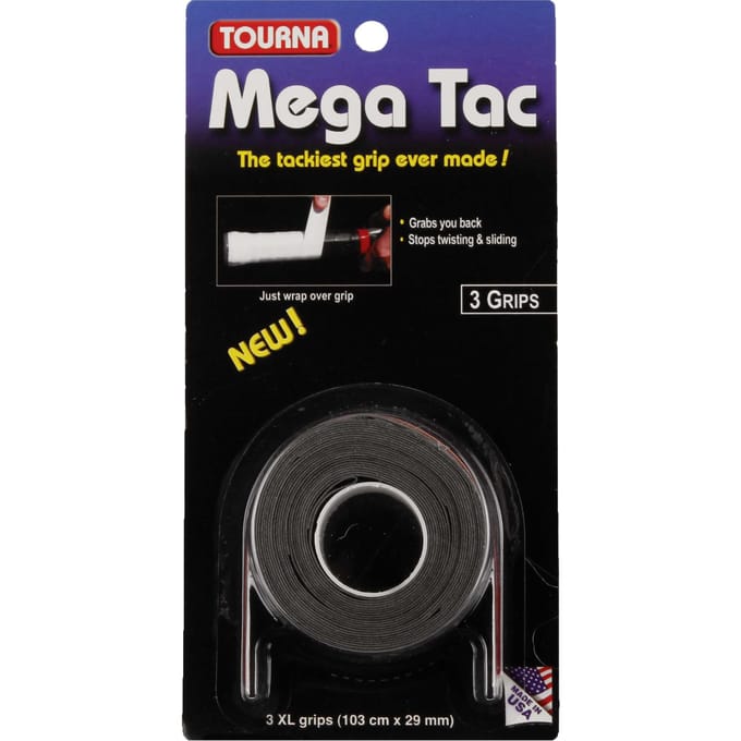 Tourna Mega Tac Verpakking 3 Stuks-Zwart