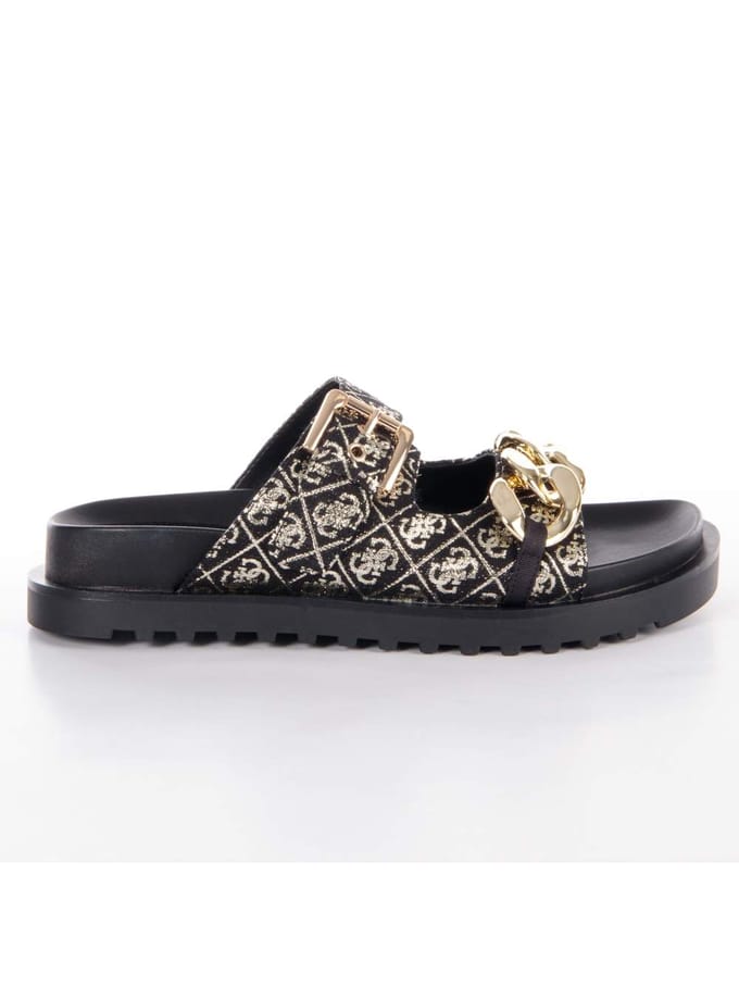 Guess Fatema Logo slippers voor dames, maat 4G