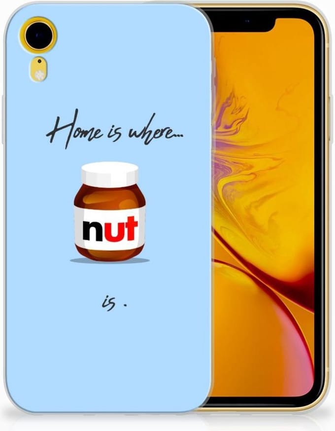 Apple iPhone Xr Siliconen Case Nut Home