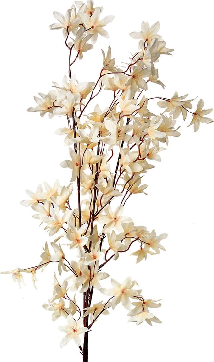 Clayre & Eef Kunstbloem 112 cm Beige Kunststof
