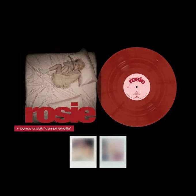 ROSÉ - [ROSIE] PREMIER ALBUM STUDIO vinyle ÉDITION VAMPIREHOLLIE ROUGE