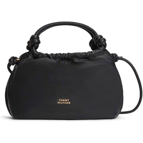 Tommy Hilfiger Soft Leather Med Crossover Black Größe: OS | Handtaschen Outlet | Damen | Schwarz