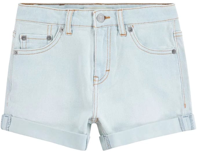 Levi´s ® Kids Girlfriend Korte Jeans Blauw 14 Years Meisje