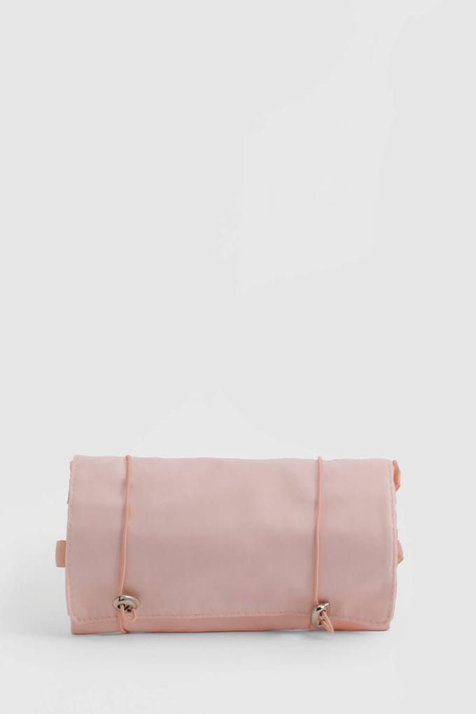 boohoo Dames Vouwbare Reisspullen Cosmetic & Make-up Organizer | Roze