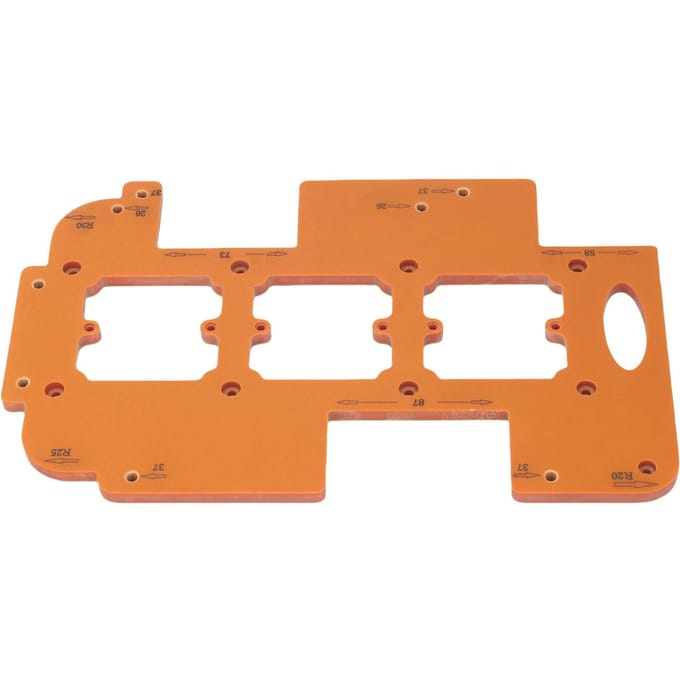 Kast Greeploos Sleufsjabloon 3 in 1 Ontwerp Multifunctioneel Ingefreesde Kledingkast Sleuf brown
