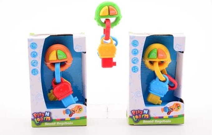 Johntoy Play N Learn sleutelhanger met geluid 3