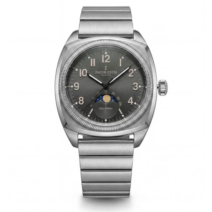 Jacob Zech - Heren Horloge Palermo - Zilver