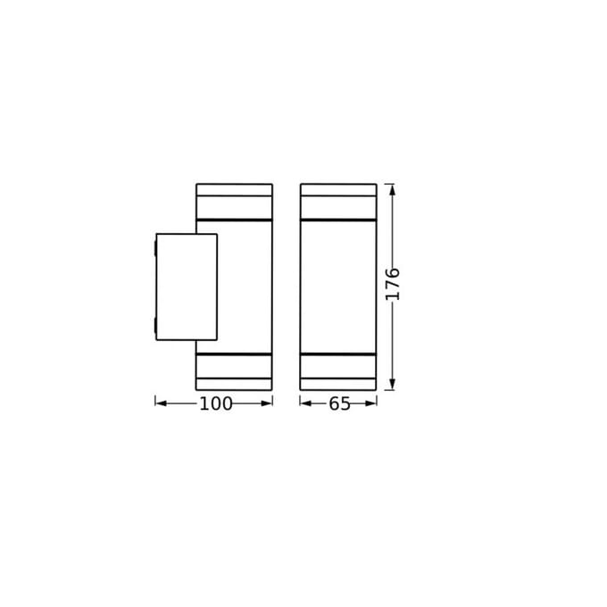 OSRAM buitenwandlamp ENDURA CLASSIC IVE, donkergrijs, IP65