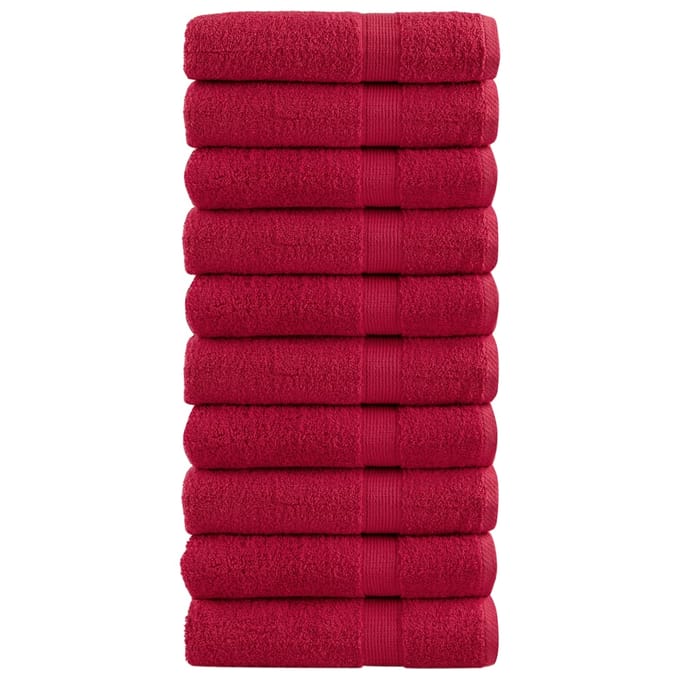 vidaXL - Badhanddoeken - SOLUND - 10 - st - 600 - g/m² - 100x150 - cm