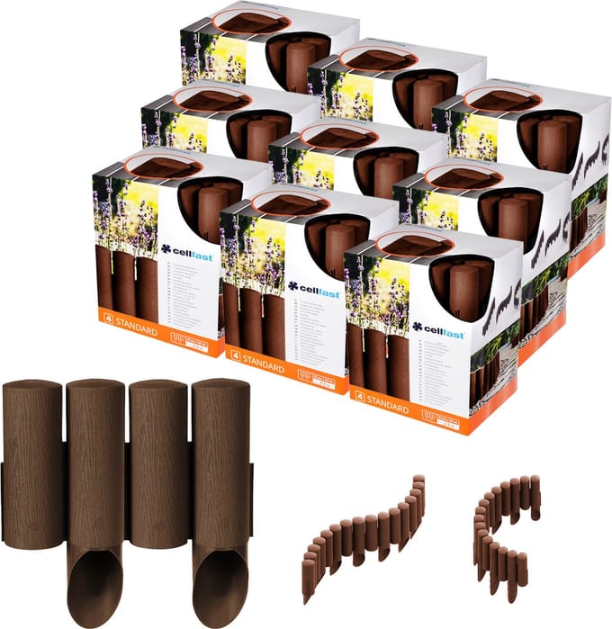 Cellfast - Tuinpaisade - Tuinrand - vorstbestendig - 20.7m - Bruin