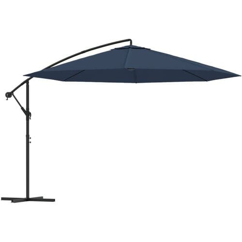 vidaXL - Zweefparasol - 3,5 - m - blauw
