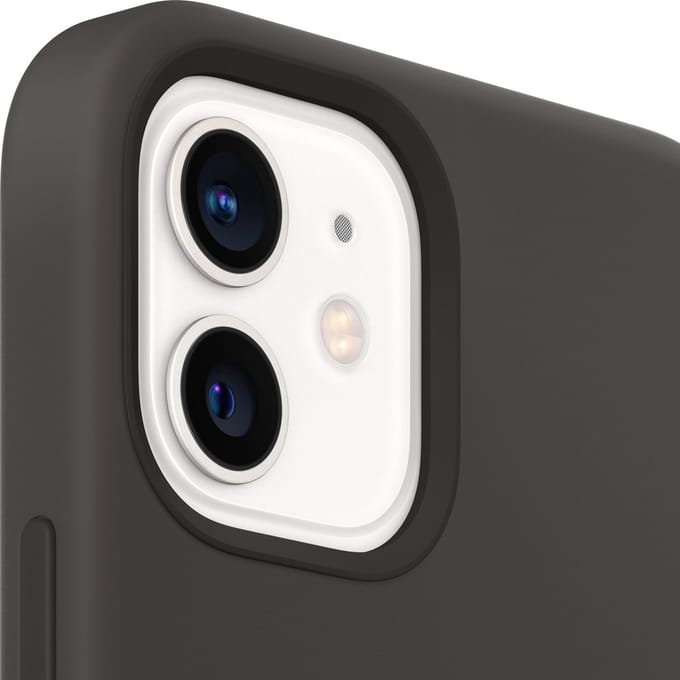 Silicone Backcover MagSafe voor de Apple iPhone 12 Mini - Midnight