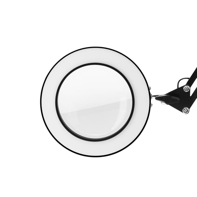 Zwart LED - tafel TOP LOUPELAMP — GLOW 308 USB — Lamp