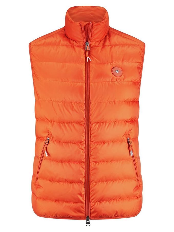 Lichte bodywarmer Van GANT oranje