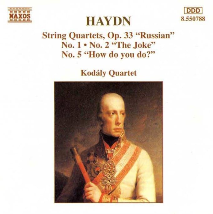 Kodály Quartet - Haydn: String Quartets Op. 33, Nos. 1, 2, (CD)