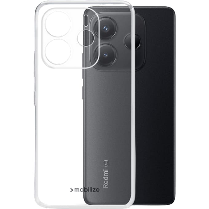Mobilize Xiaomi Redmi Note 14 TPU Hoesje Transparant