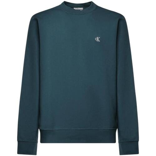 Calvin Klein Long Sleeve Classic 350gsm Terry Monogram Tahoe Green Taglia: S | Maglioni a maglia Outlet | Uomo | Verde
