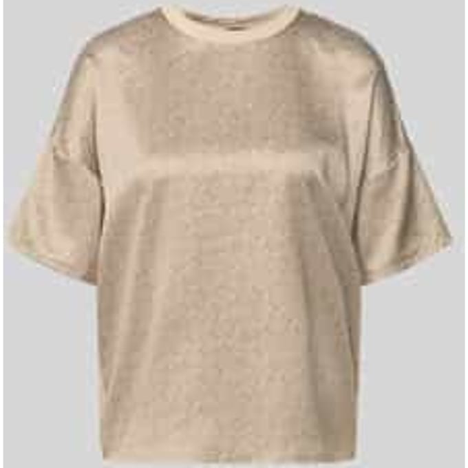 T-shirt van Mix van viscose en elastaan Model 'Tracy'