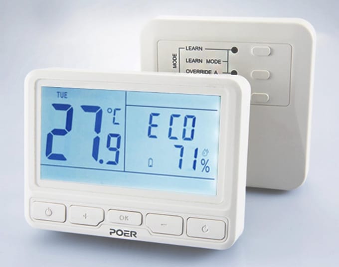 POERECO slimme draadloze thermostaat incl. WIFI gateway