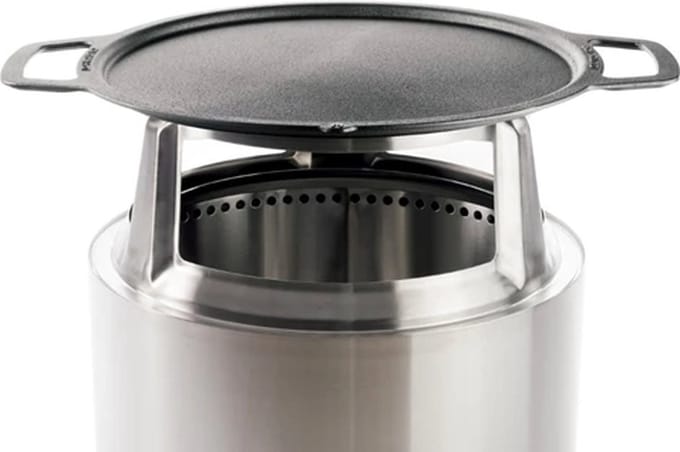 Solo Stove adapter + plancha voor Bonfire D47,6cm RVS