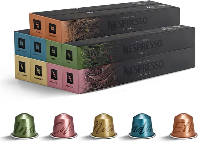 Nespresso - Original - Origins Pakket - Koffiecups - 50 capsules