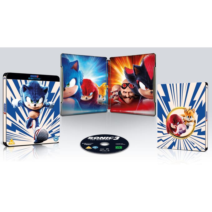 Sonic the Hedgehog 3 - Steelbook - 4K Ultra HD - Import
