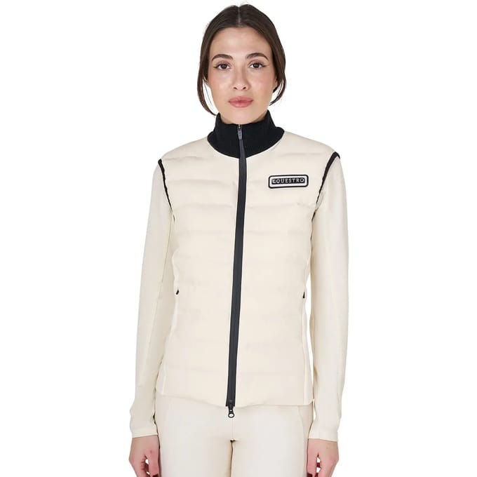 Dames gewatteerde sleeveless met rits Equestro