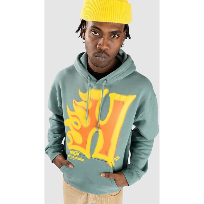 HUF Heat Wave Hoodie groen