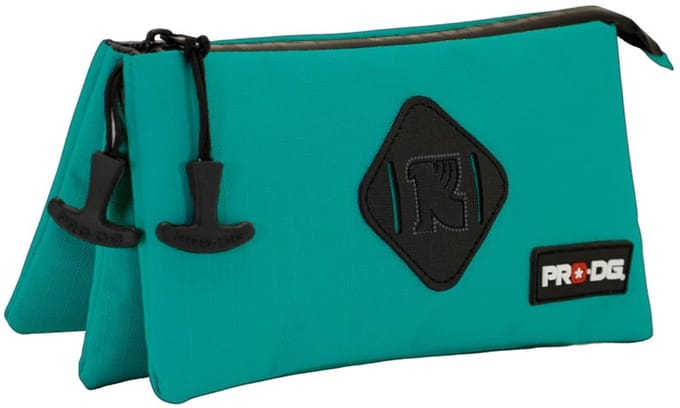 Karactermania - PRODG Smart Triple Potloden Etui met Rits - Pennenzak - Tekenetui - Groen